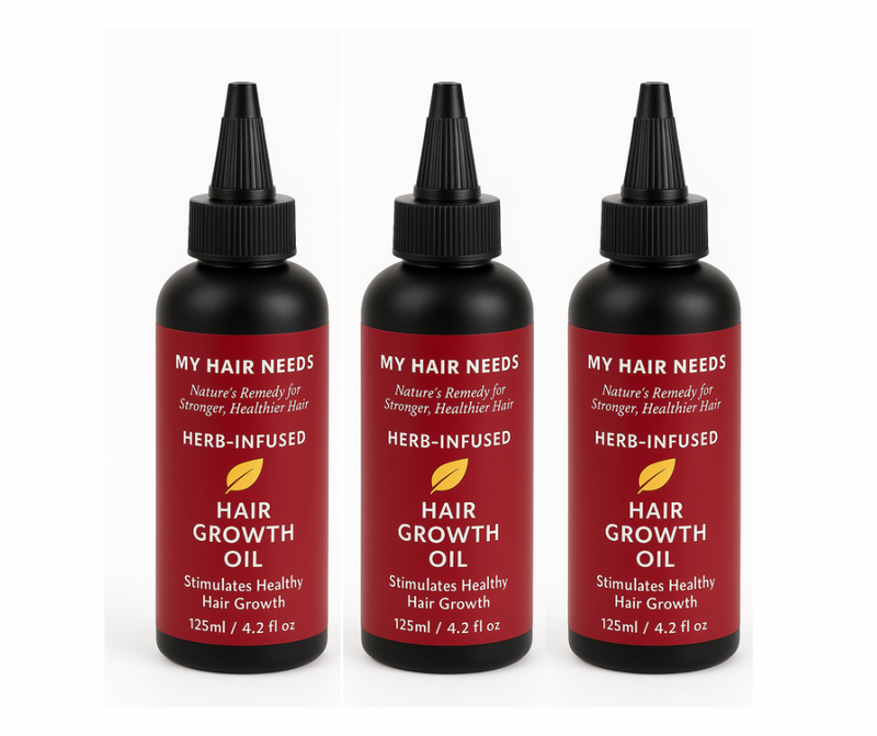 3X Herb-Infused Hair Growth Oil
