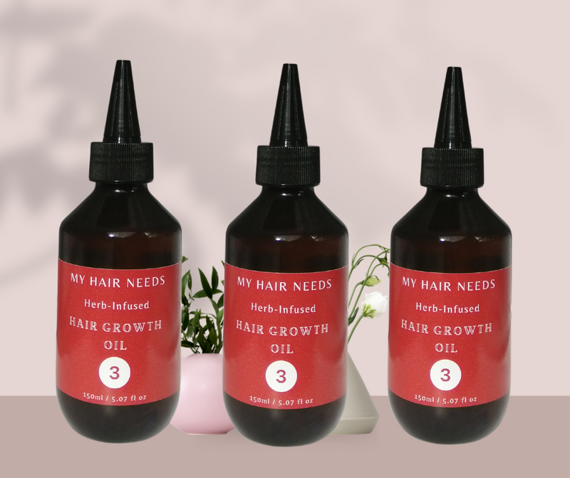 3X Herb-Infused Hair Growth Oil